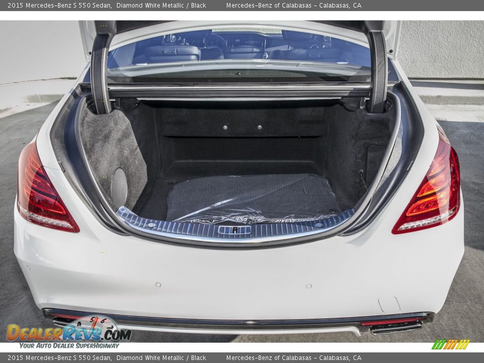 2015 Mercedes-Benz S 550 Sedan Diamond White Metallic / Black Photo #4