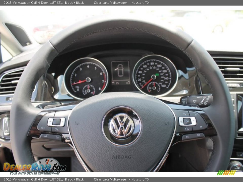 2015 Volkswagen Golf 4 Door 1.8T SEL Steering Wheel Photo #17