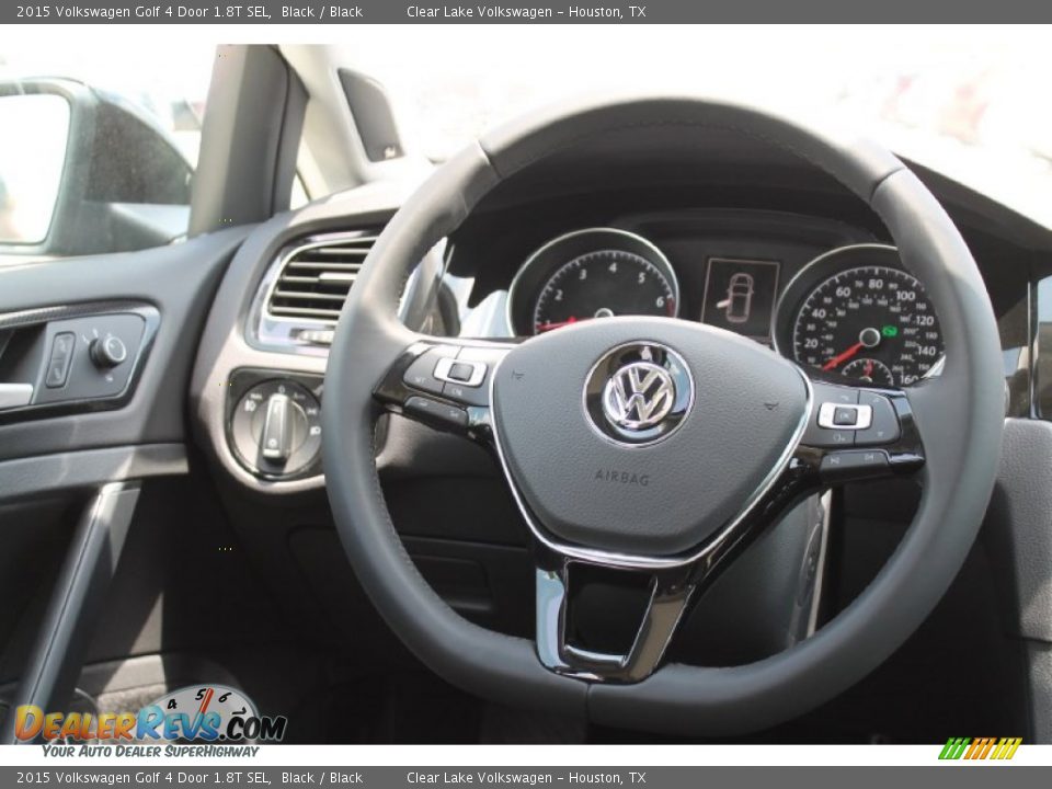2015 Volkswagen Golf 4 Door 1.8T SEL Steering Wheel Photo #24
