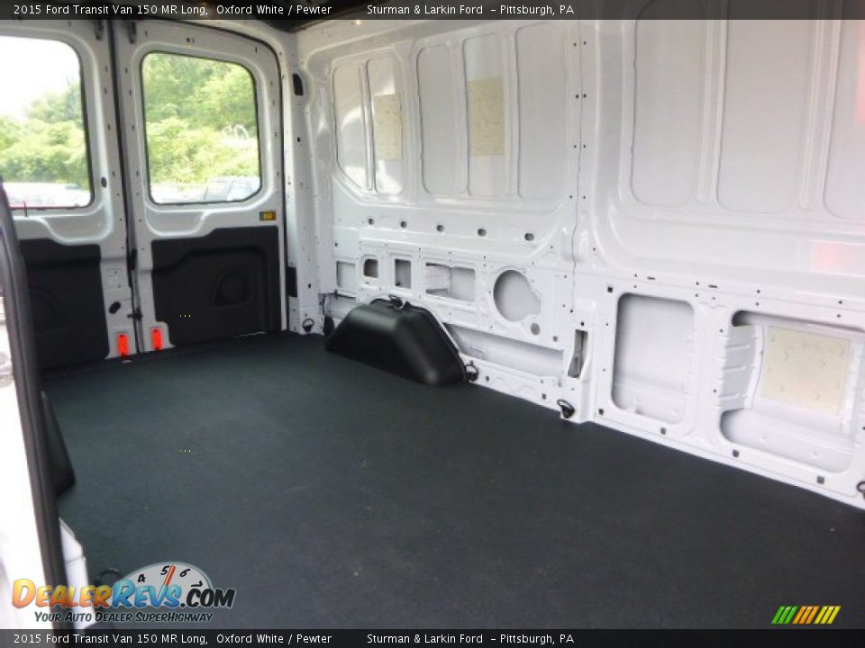 2015 Ford Transit Van 150 MR Long Oxford White / Pewter Photo #9