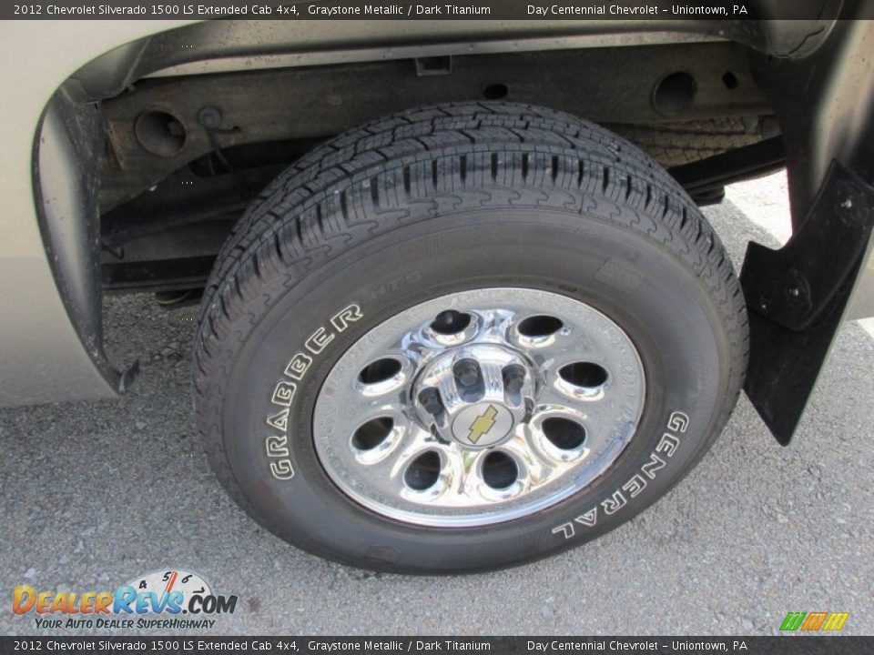 2012 Chevrolet Silverado 1500 LS Extended Cab 4x4 Graystone Metallic / Dark Titanium Photo #3