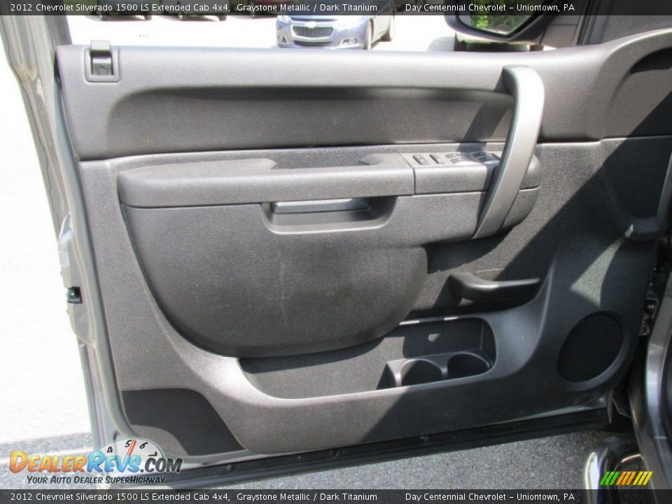 2012 Chevrolet Silverado 1500 LS Extended Cab 4x4 Graystone Metallic / Dark Titanium Photo #12