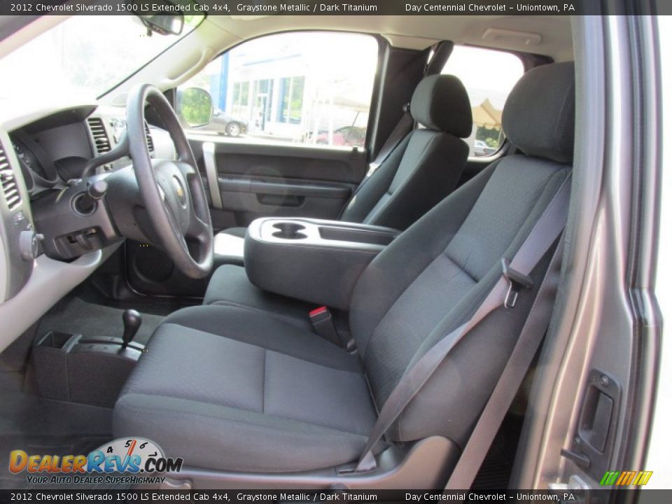 2012 Chevrolet Silverado 1500 LS Extended Cab 4x4 Graystone Metallic / Dark Titanium Photo #13
