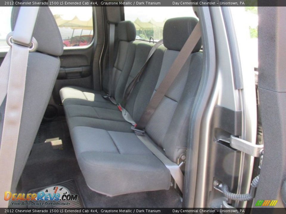 2012 Chevrolet Silverado 1500 LS Extended Cab 4x4 Graystone Metallic / Dark Titanium Photo #14