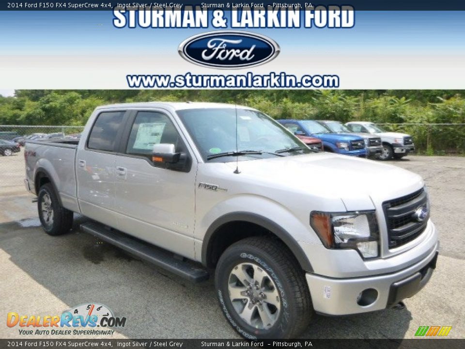 2014 Ford F150 FX4 SuperCrew 4x4 Ingot Silver / Steel Grey Photo #1