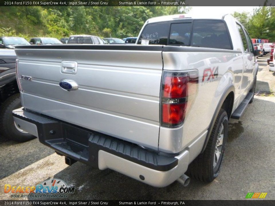 2014 Ford F150 FX4 SuperCrew 4x4 Ingot Silver / Steel Grey Photo #2