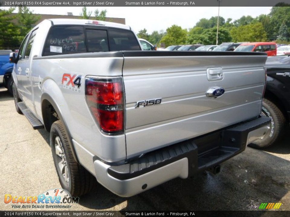 2014 Ford F150 FX4 SuperCrew 4x4 Ingot Silver / Steel Grey Photo #4