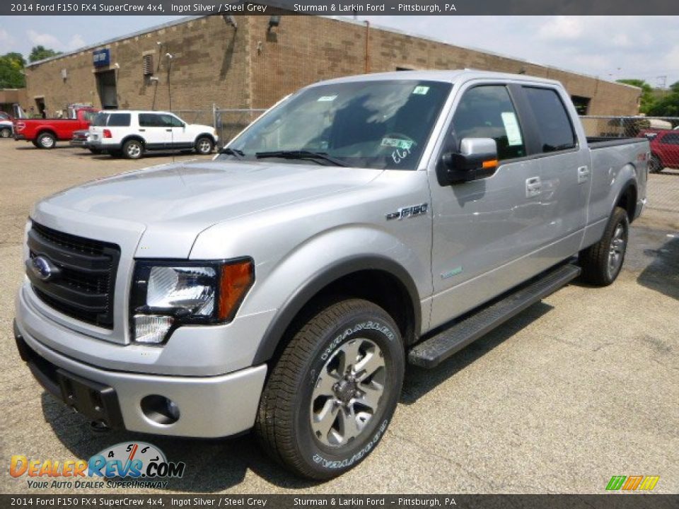 2014 Ford F150 FX4 SuperCrew 4x4 Ingot Silver / Steel Grey Photo #5