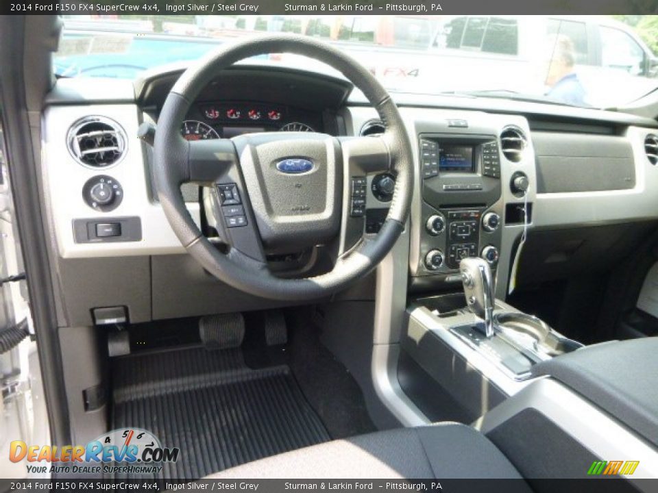 2014 Ford F150 FX4 SuperCrew 4x4 Ingot Silver / Steel Grey Photo #9