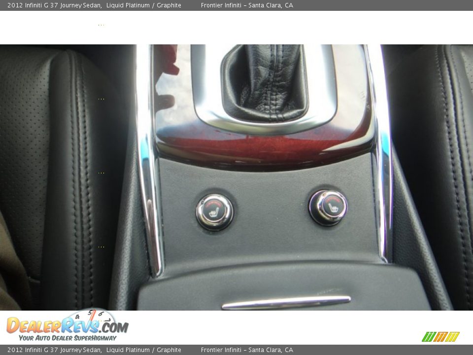 2012 Infiniti G 37 Journey Sedan Liquid Platinum / Graphite Photo #20