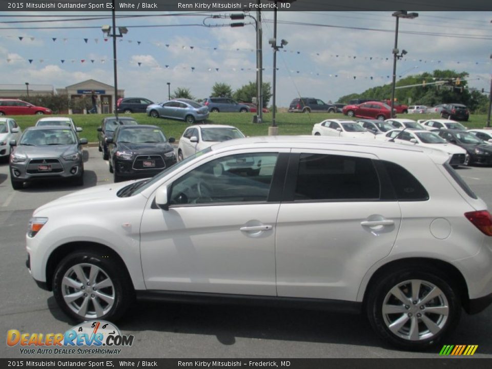 White 2015 Mitsubishi Outlander Sport ES Photo #8
