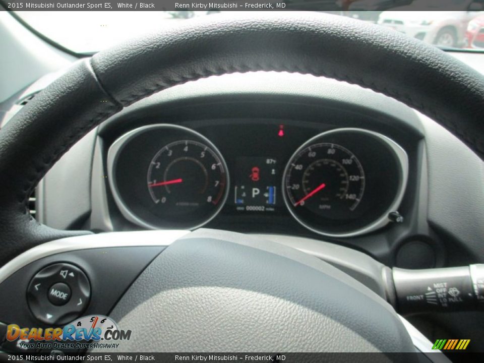 2015 Mitsubishi Outlander Sport ES White / Black Photo #10