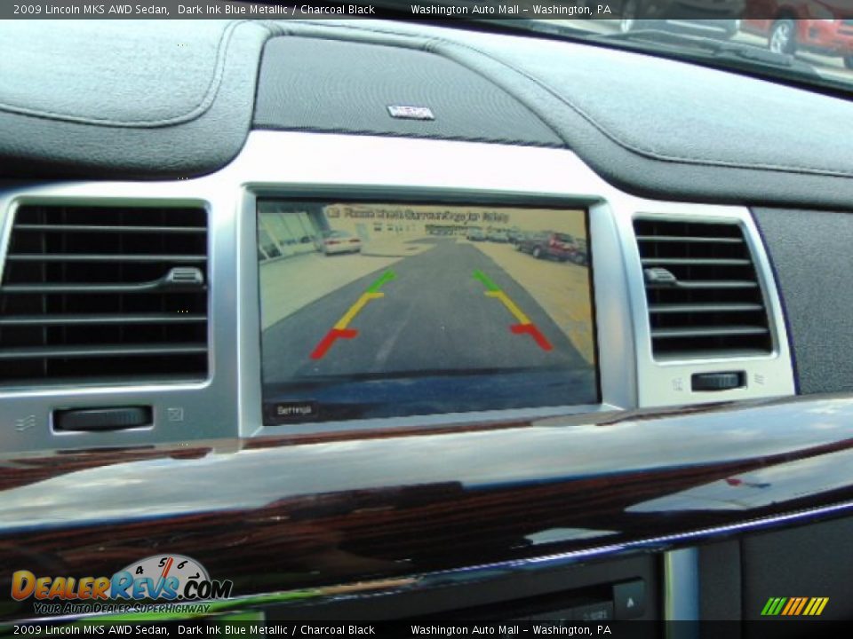 2009 Lincoln MKS AWD Sedan Dark Ink Blue Metallic / Charcoal Black Photo #15