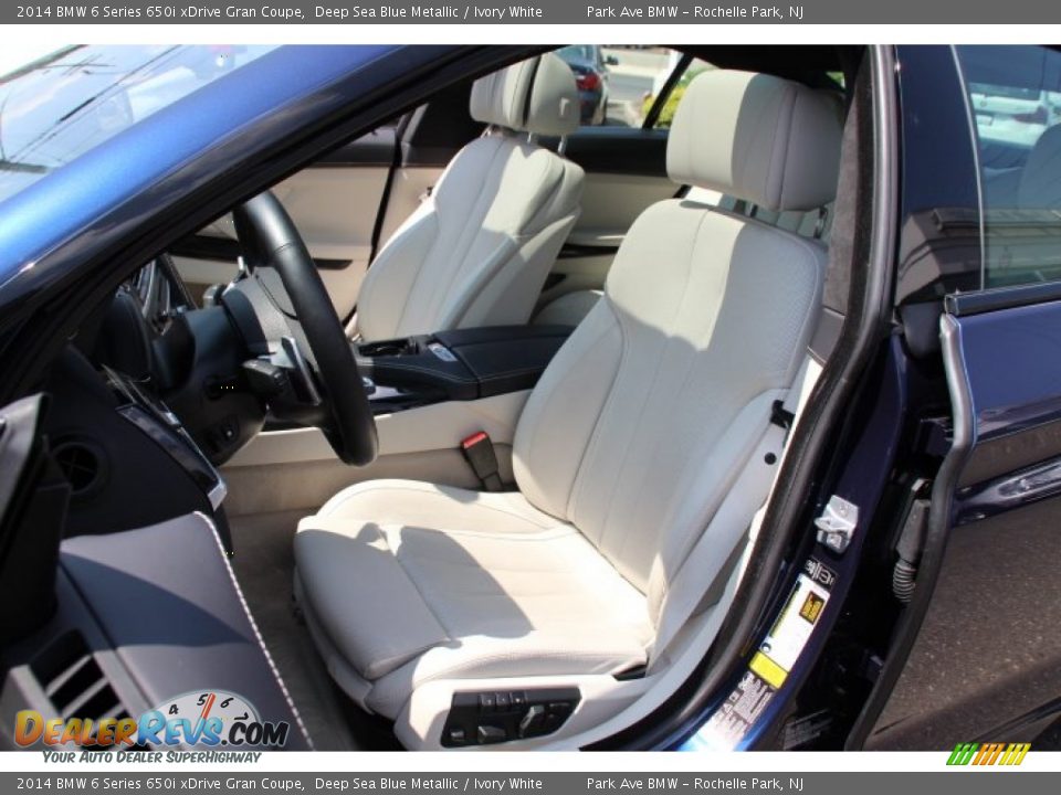Front Seat of 2014 BMW 6 Series 650i xDrive Gran Coupe Photo #13