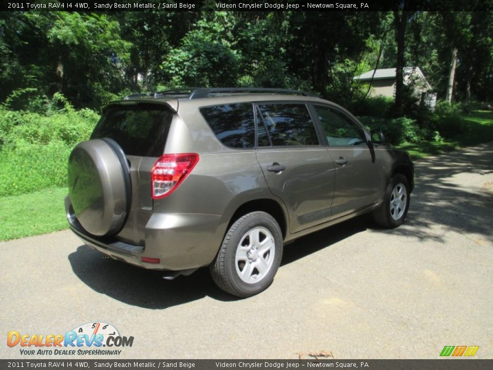 2011 Toyota RAV4 I4 4WD Sandy Beach Metallic / Sand Beige Photo #2