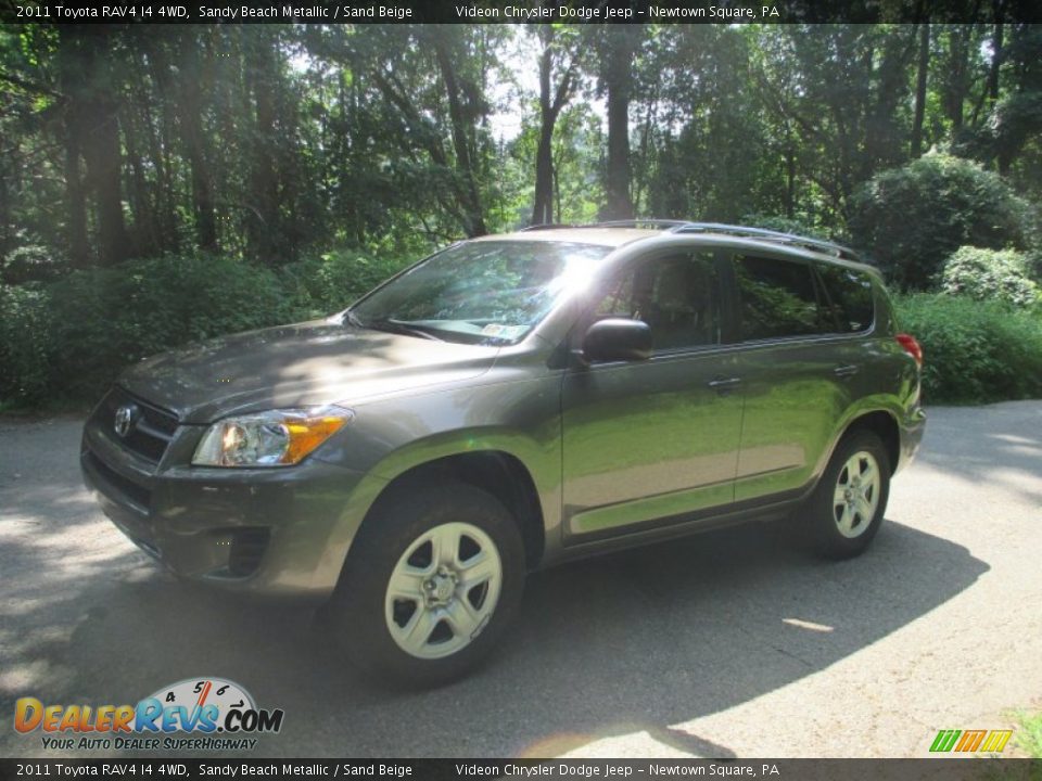2011 Toyota RAV4 I4 4WD Sandy Beach Metallic / Sand Beige Photo #5