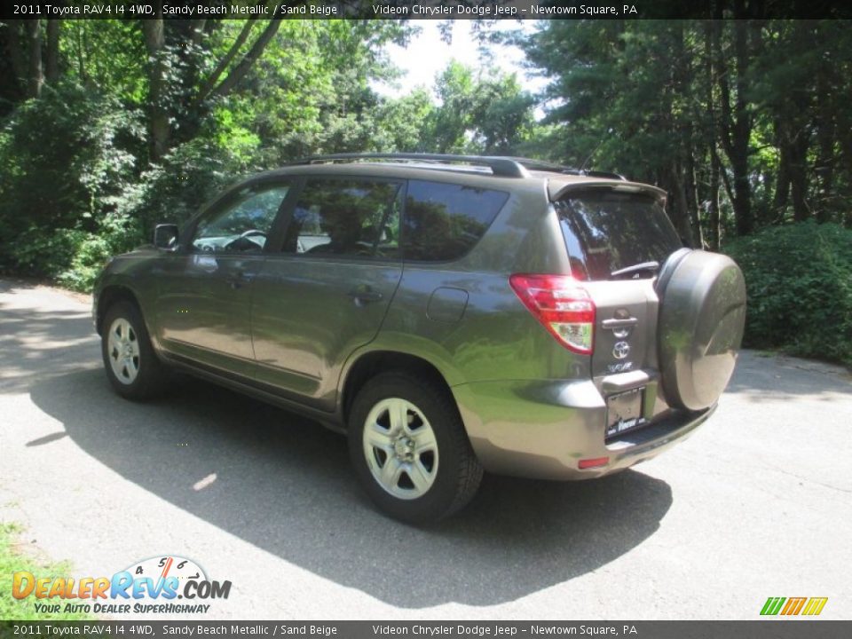 2011 Toyota RAV4 I4 4WD Sandy Beach Metallic / Sand Beige Photo #6