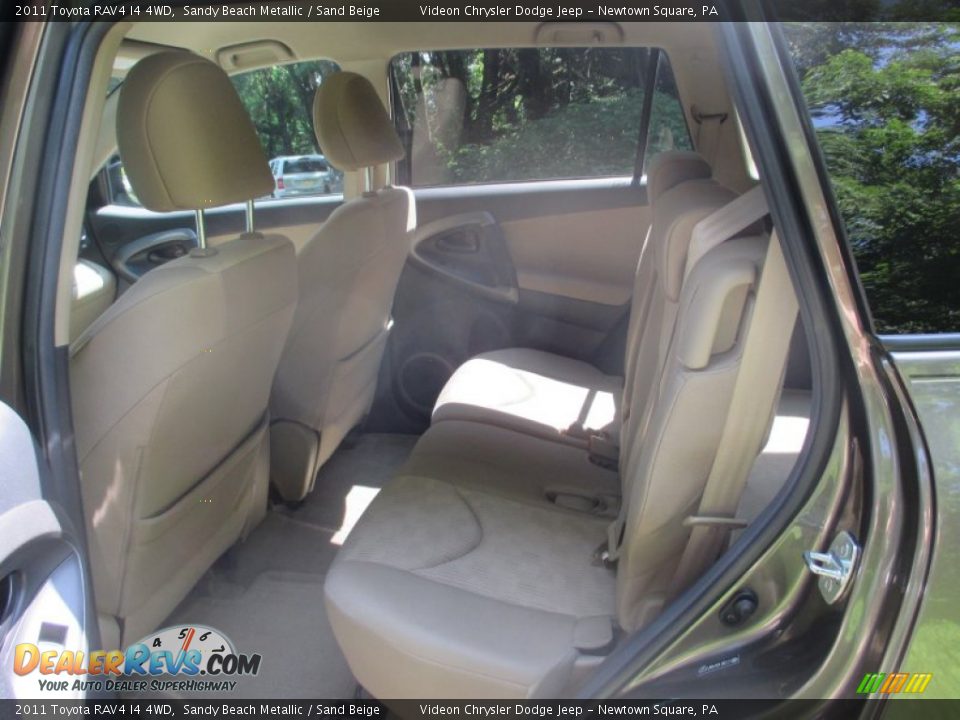 2011 Toyota RAV4 I4 4WD Sandy Beach Metallic / Sand Beige Photo #17