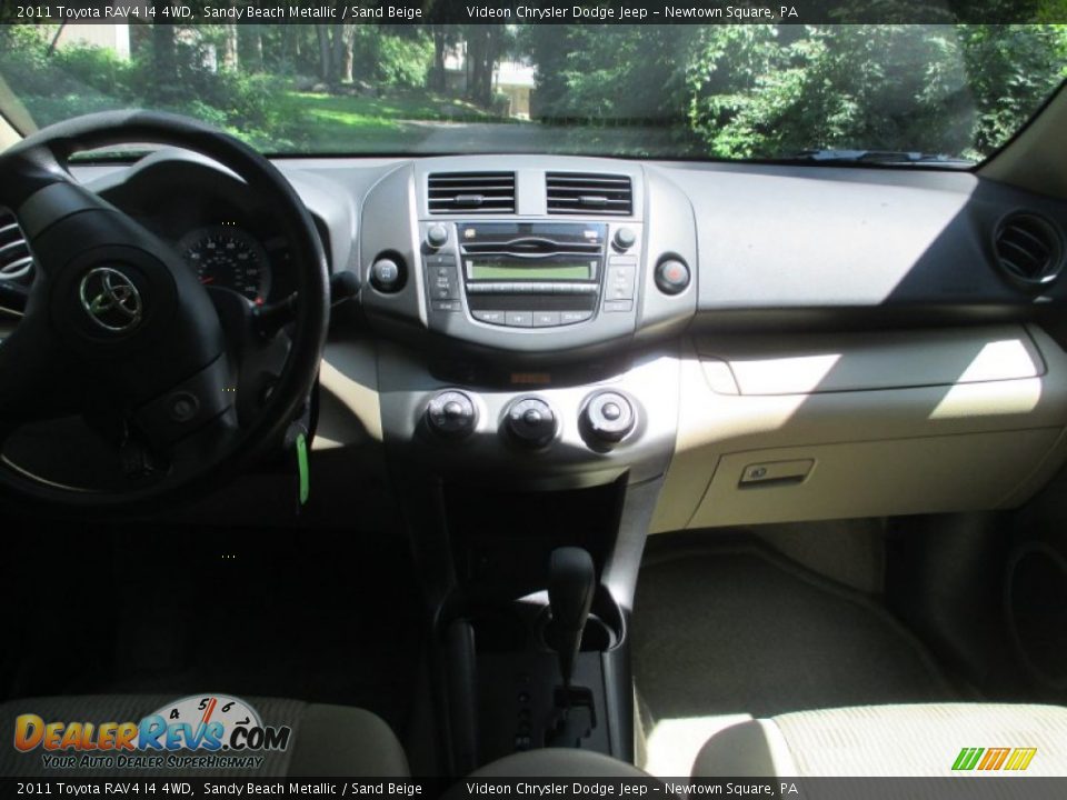 2011 Toyota RAV4 I4 4WD Sandy Beach Metallic / Sand Beige Photo #18