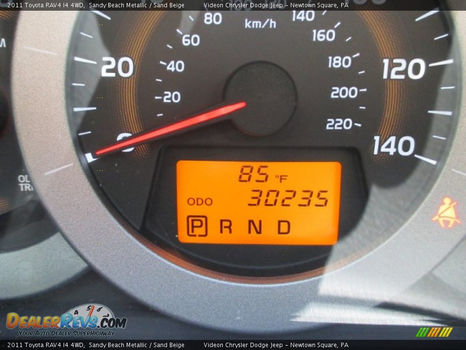 2011 Toyota RAV4 I4 4WD Sandy Beach Metallic / Sand Beige Photo #19