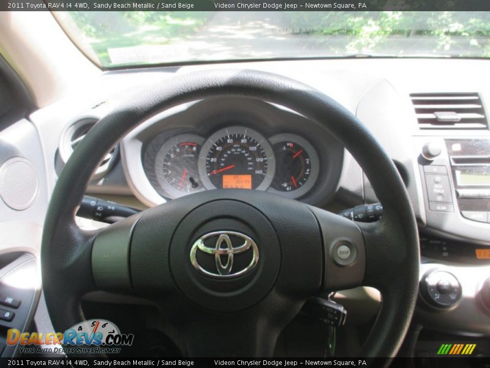 2011 Toyota RAV4 I4 4WD Sandy Beach Metallic / Sand Beige Photo #20