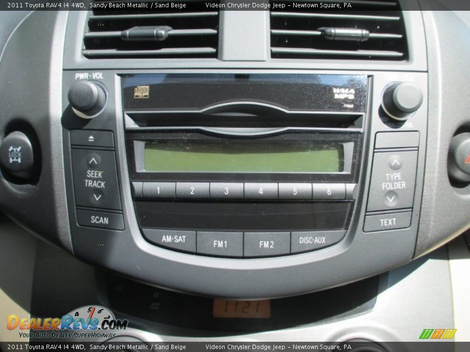 2011 Toyota RAV4 I4 4WD Sandy Beach Metallic / Sand Beige Photo #22