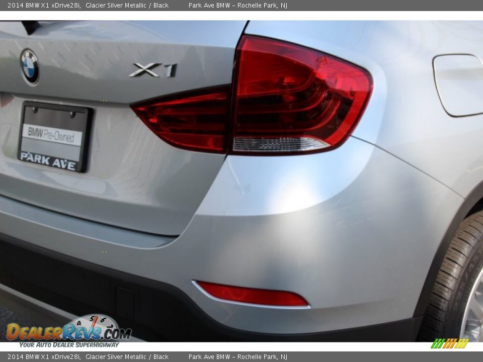2014 BMW X1 xDrive28i Glacier Silver Metallic / Black Photo #22