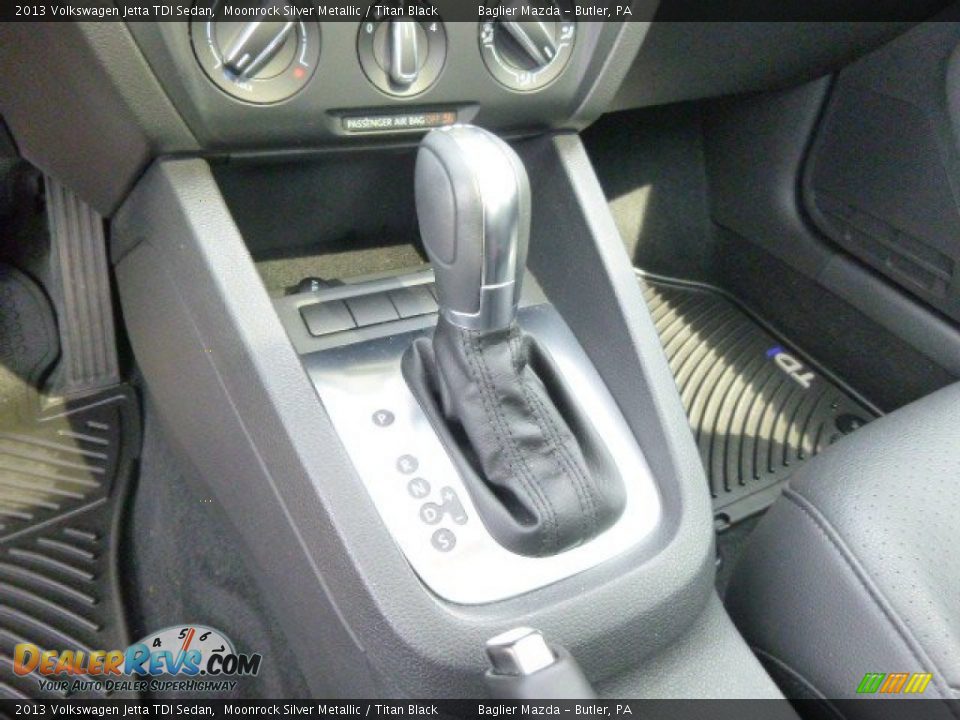 2013 Volkswagen Jetta TDI Sedan Moonrock Silver Metallic / Titan Black Photo #20