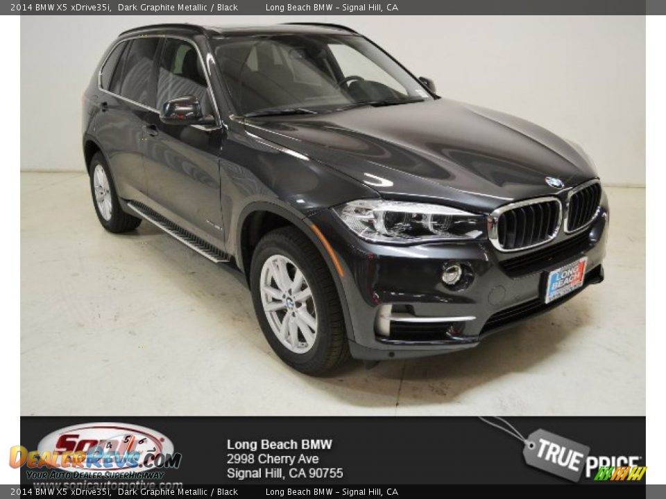 2014 BMW X5 xDrive35i Dark Graphite Metallic / Black Photo #1