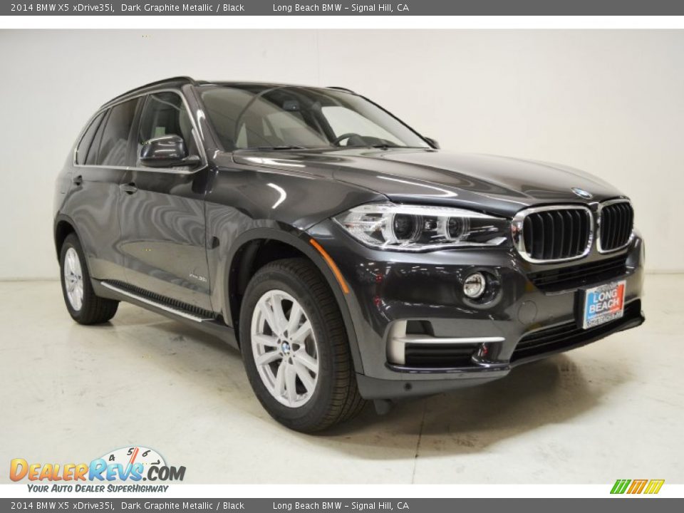 2014 BMW X5 xDrive35i Dark Graphite Metallic / Black Photo #2