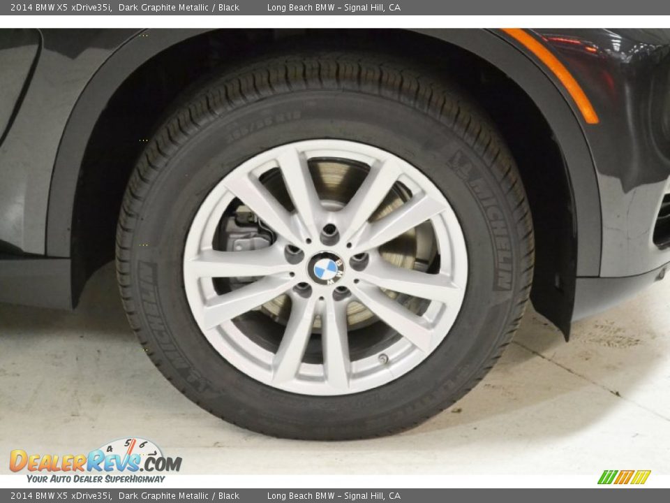 2014 BMW X5 xDrive35i Dark Graphite Metallic / Black Photo #3