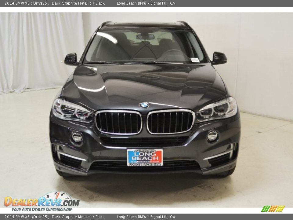 2014 BMW X5 xDrive35i Dark Graphite Metallic / Black Photo #4