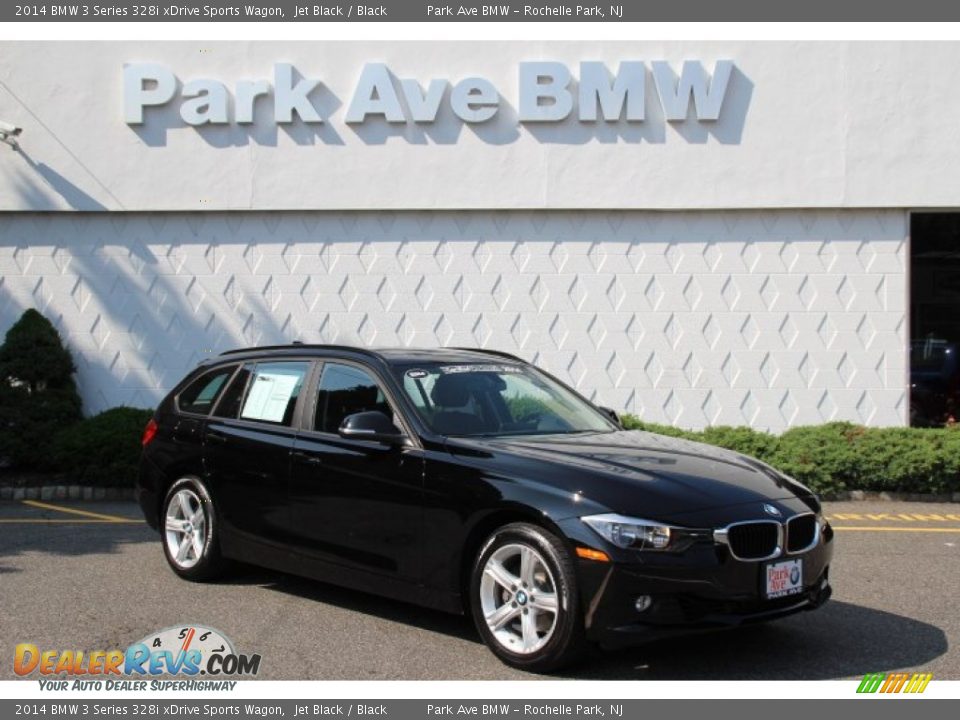 2014 BMW 3 Series 328i xDrive Sports Wagon Jet Black / Black Photo #1