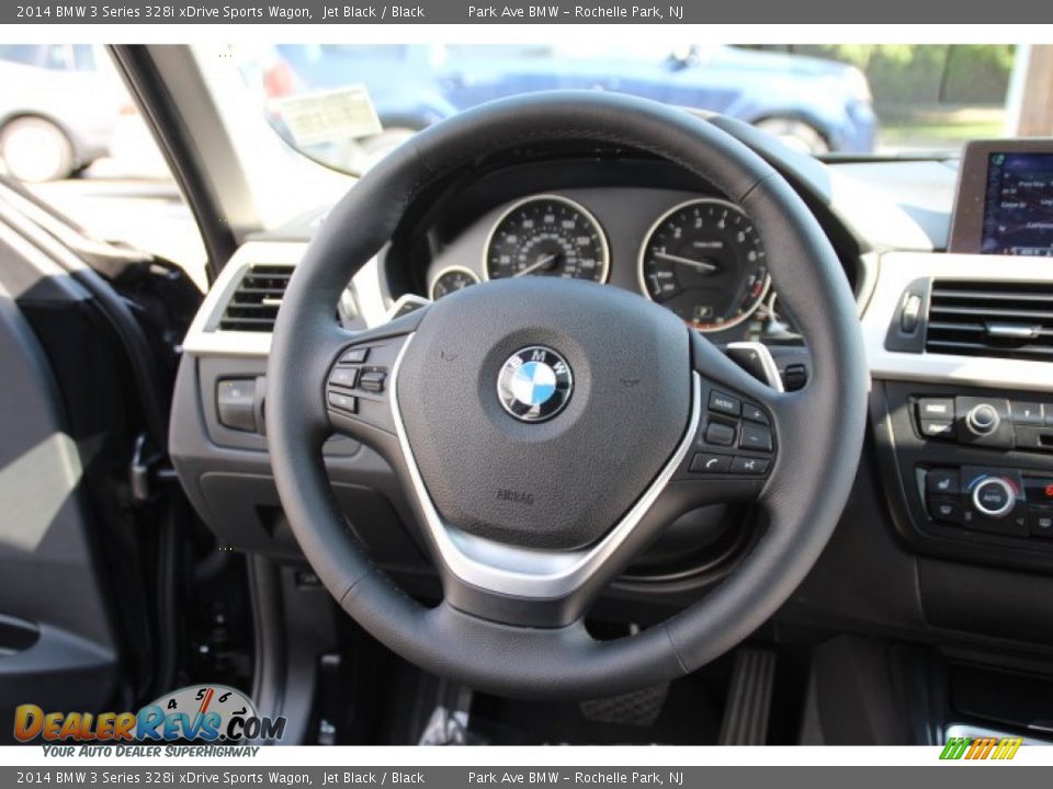 2014 BMW 3 Series 328i xDrive Sports Wagon Steering Wheel Photo #17
