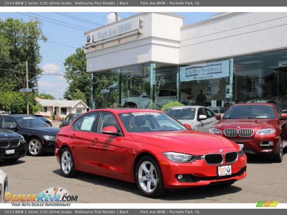 2014 BMW 3 Series 328i xDrive Sedan Melbourne Red Metallic / Black Photo #1