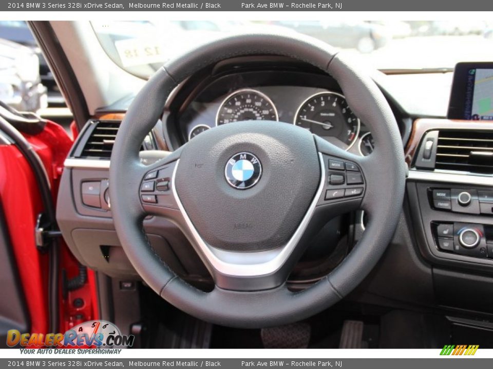 2014 BMW 3 Series 328i xDrive Sedan Melbourne Red Metallic / Black Photo #17
