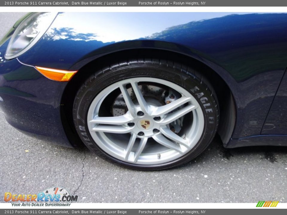 2013 Porsche 911 Carrera Cabriolet Dark Blue Metallic / Luxor Beige Photo #10