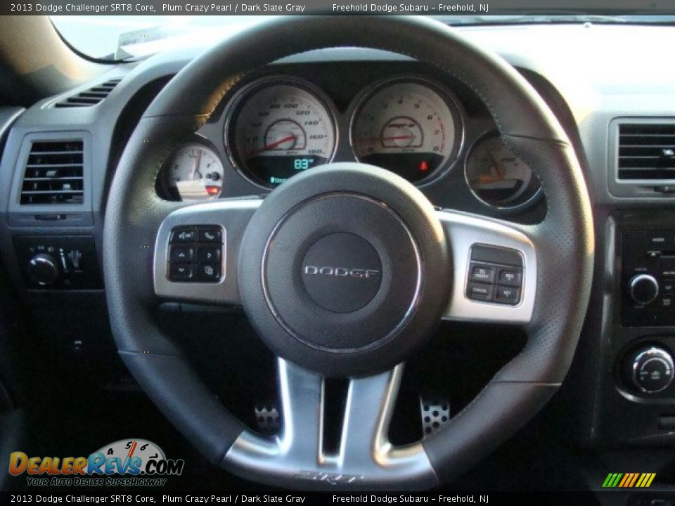 2013 Dodge Challenger SRT8 Core Steering Wheel Photo #17