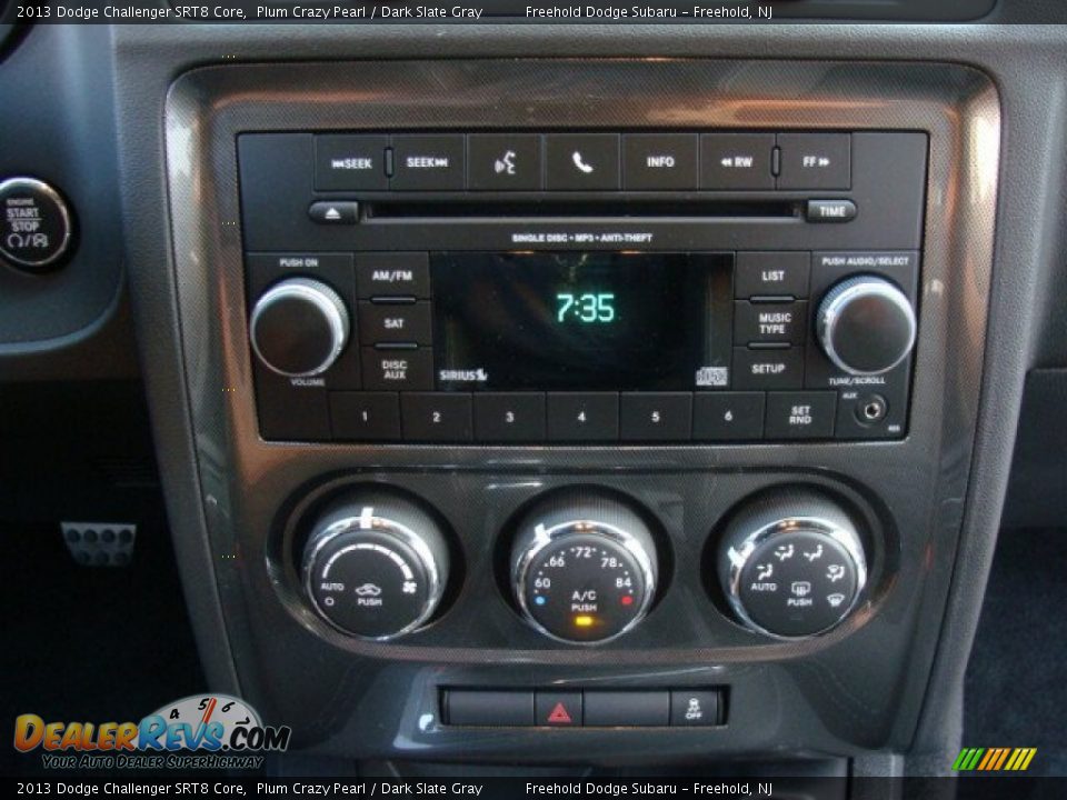 Controls of 2013 Dodge Challenger SRT8 Core Photo #21