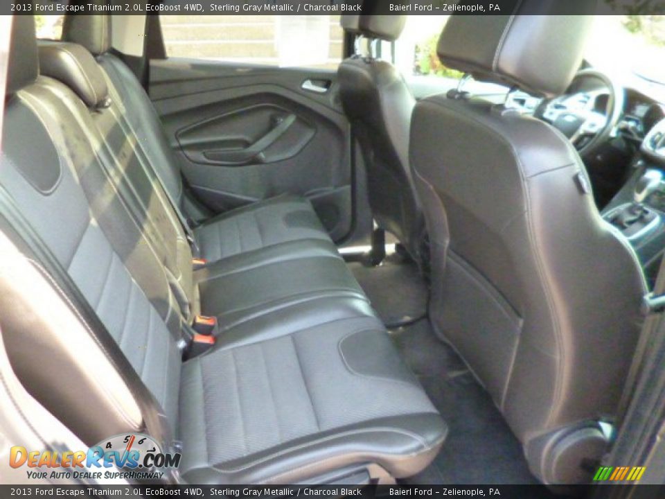 2013 Ford Escape Titanium 2.0L EcoBoost 4WD Sterling Gray Metallic / Charcoal Black Photo #10