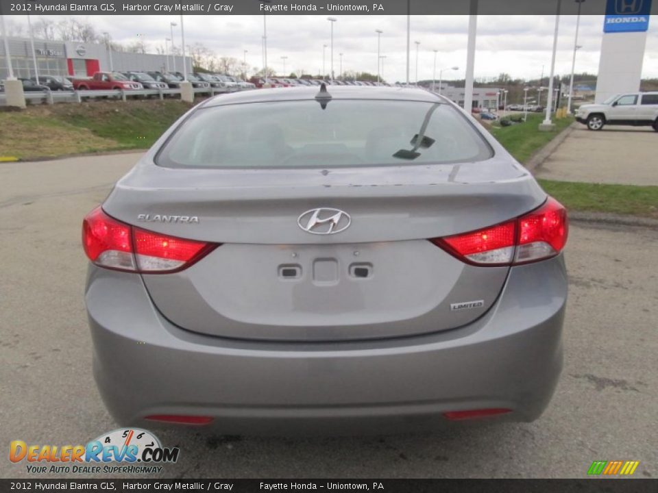 2012 Hyundai Elantra GLS Harbor Gray Metallic / Gray Photo #3