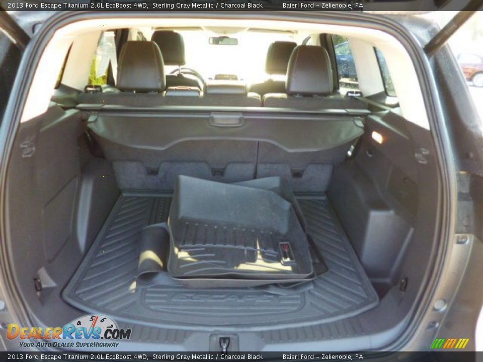 2013 Ford Escape Titanium 2.0L EcoBoost 4WD Sterling Gray Metallic / Charcoal Black Photo #11
