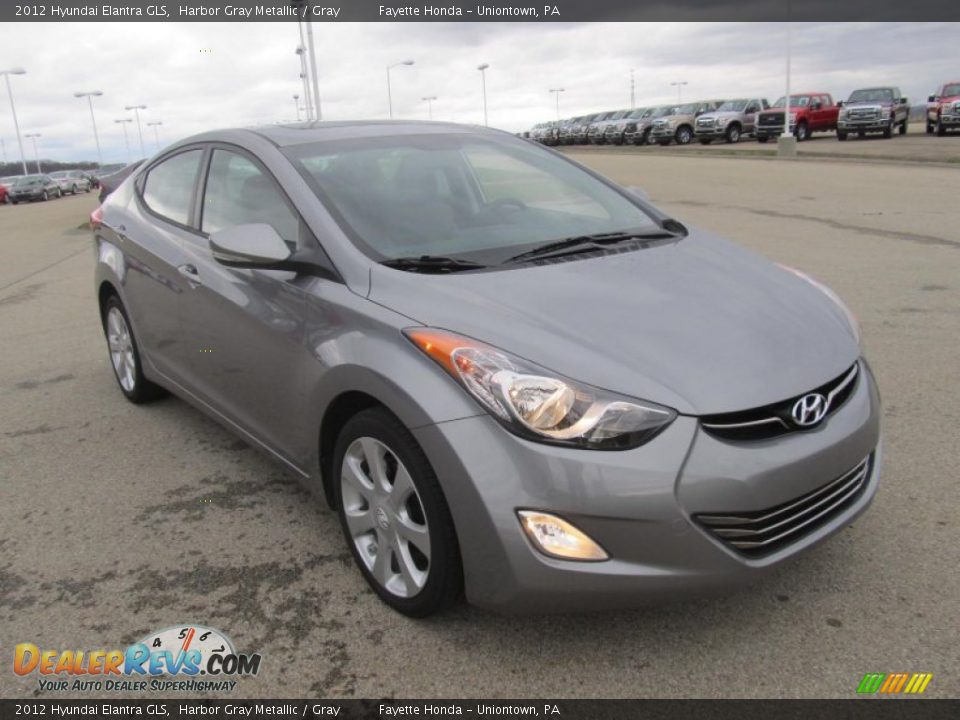 2012 Hyundai Elantra GLS Harbor Gray Metallic / Gray Photo #5