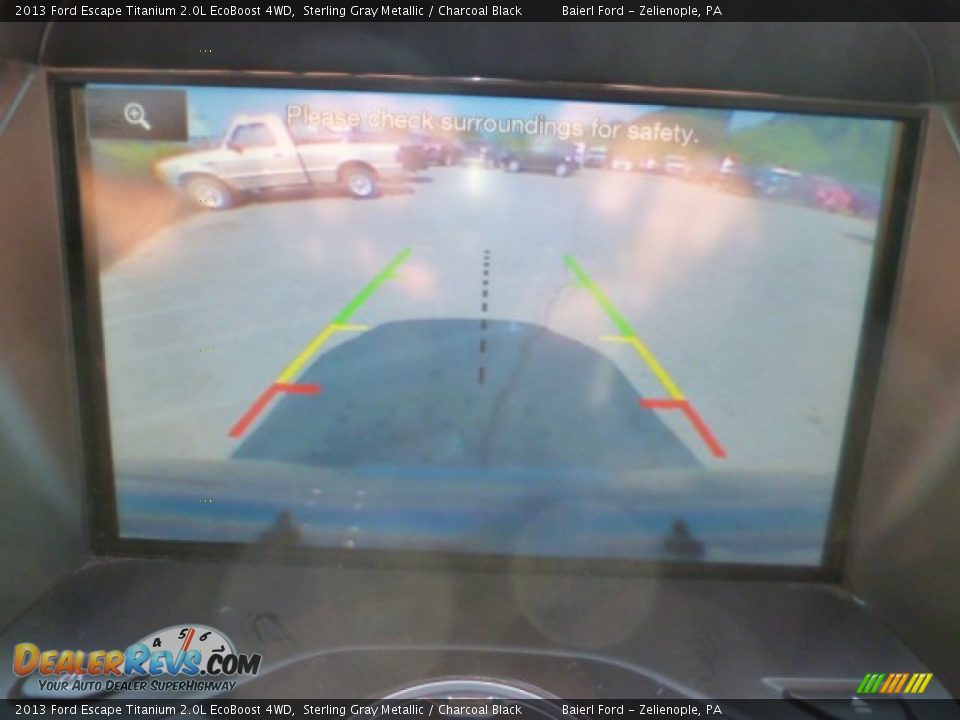 2013 Ford Escape Titanium 2.0L EcoBoost 4WD Sterling Gray Metallic / Charcoal Black Photo #18