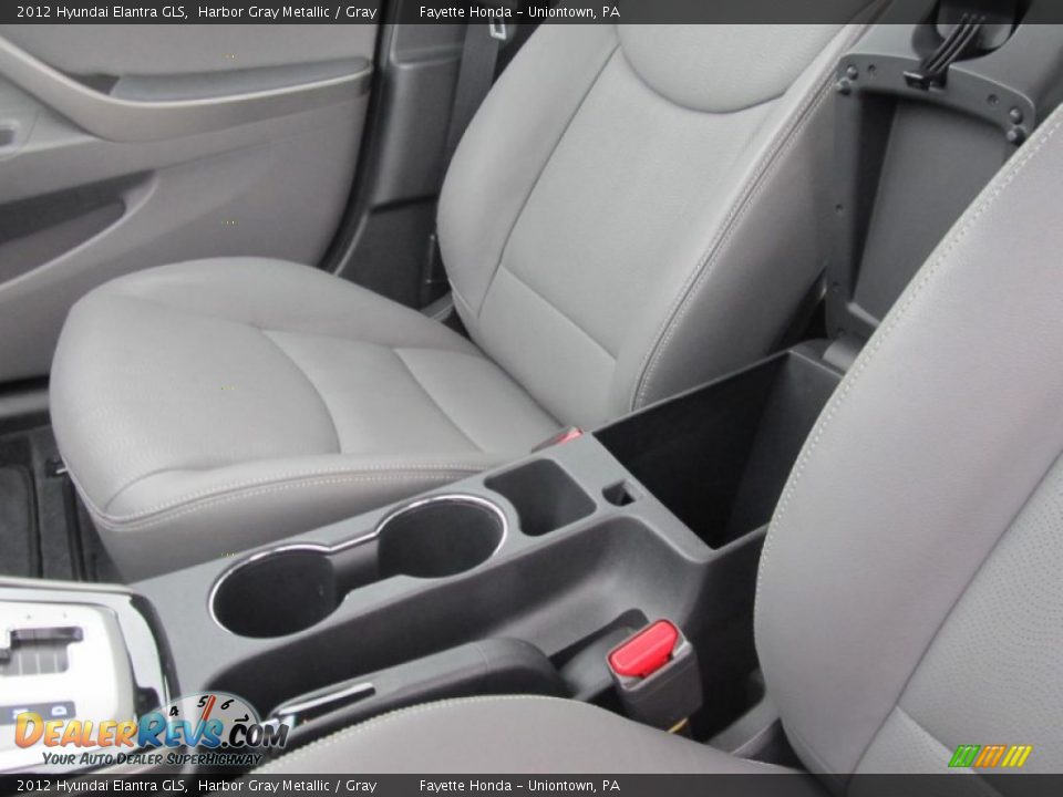 2012 Hyundai Elantra GLS Harbor Gray Metallic / Gray Photo #14