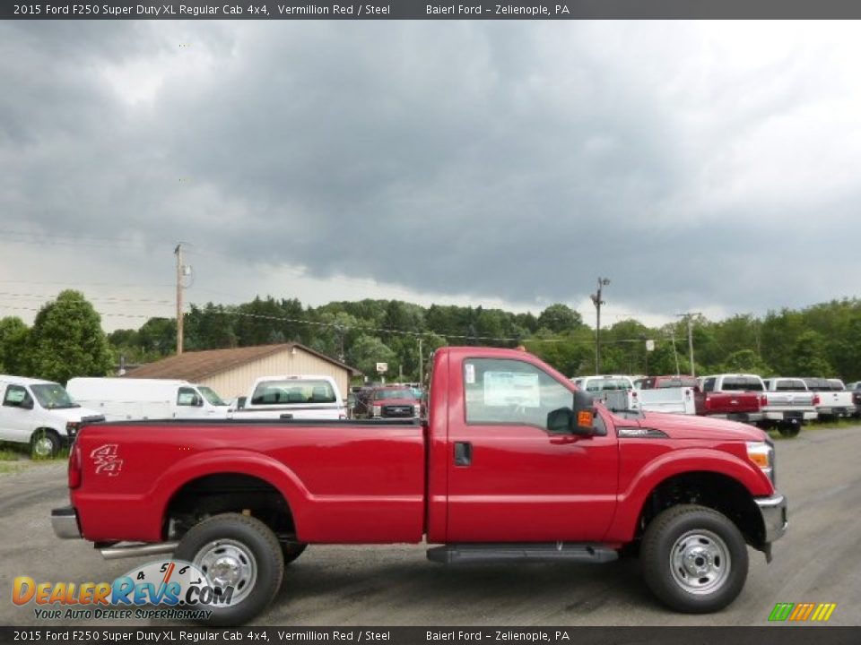 Vermillion Red 2015 Ford F250 Super Duty XL Regular Cab 4x4 Photo #1