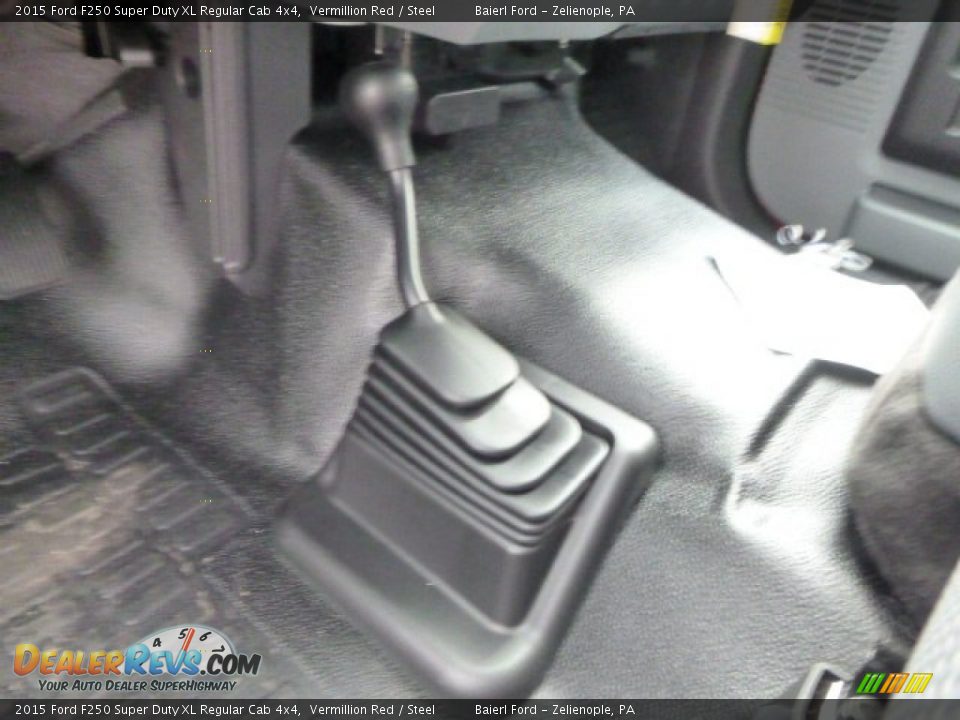 2015 Ford F250 Super Duty XL Regular Cab 4x4 Vermillion Red / Steel Photo #15