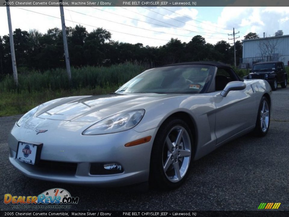2005 Chevrolet Corvette Convertible Machine Silver / Ebony Photo #1