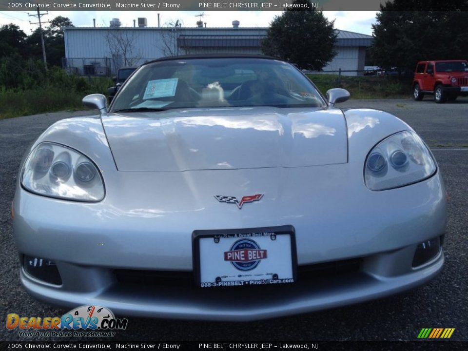 2005 Chevrolet Corvette Convertible Machine Silver / Ebony Photo #2