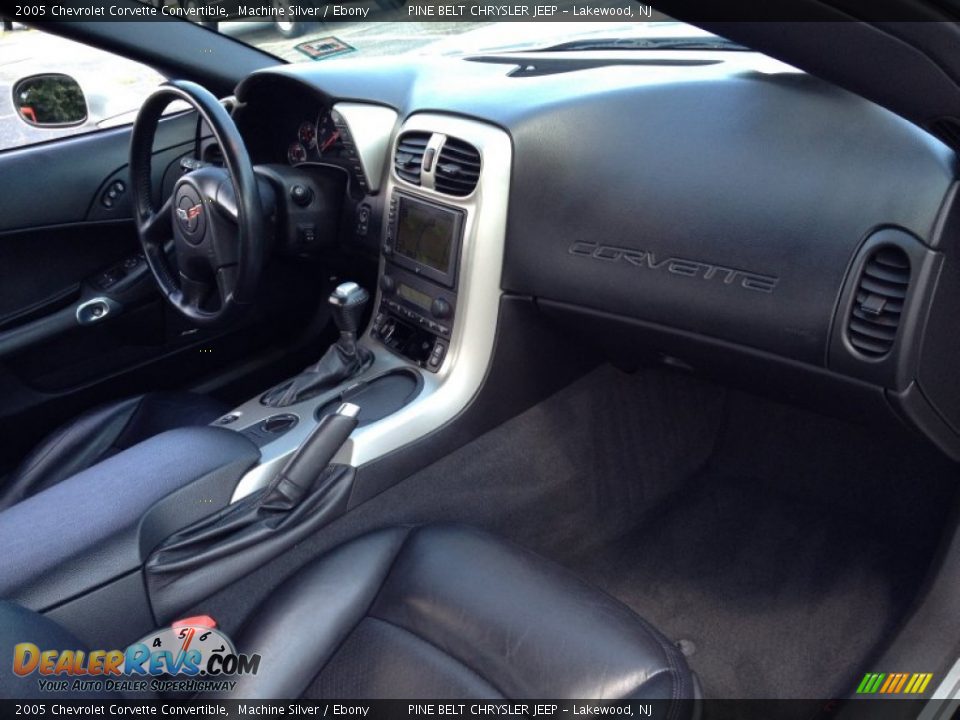 2005 Chevrolet Corvette Convertible Machine Silver / Ebony Photo #6